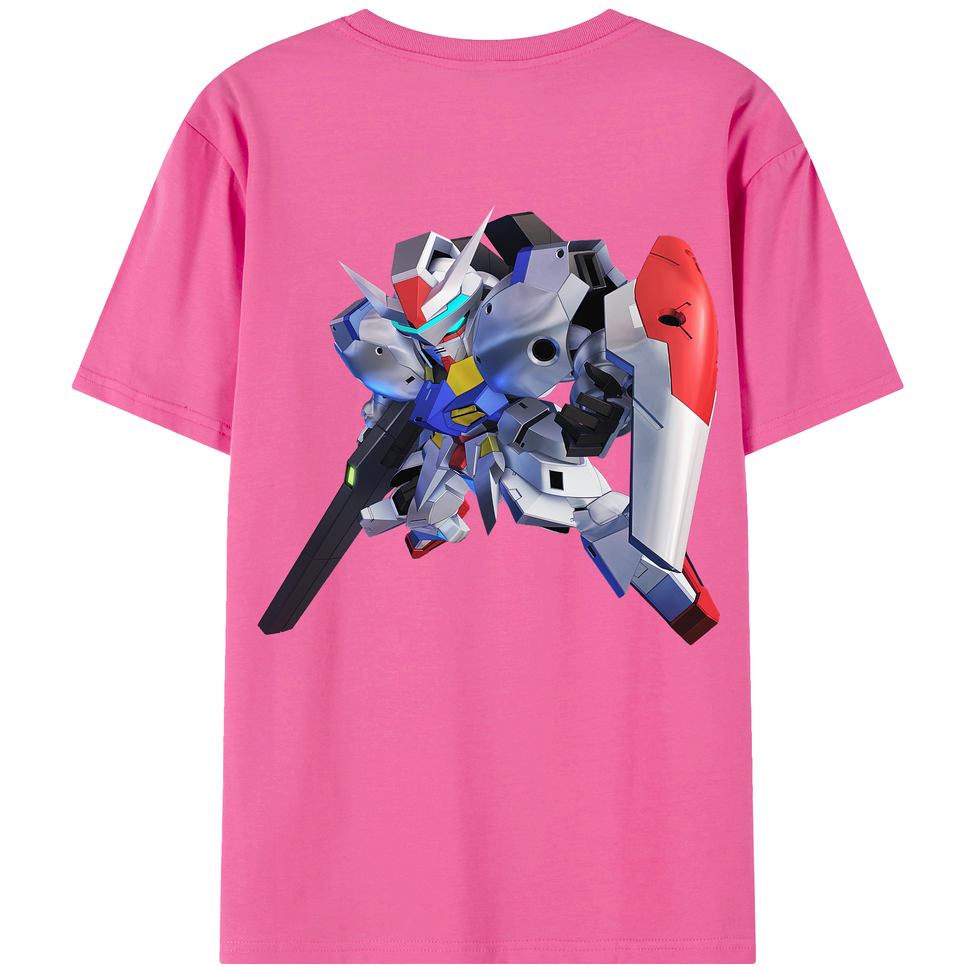 （画像用） 機動戦士ガンダム Mobile Suit Gundam レディース半袖Tシャツ(バックプリント)